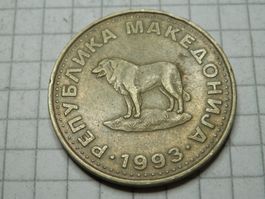 Nordmazedonien 1 Denar, 1993