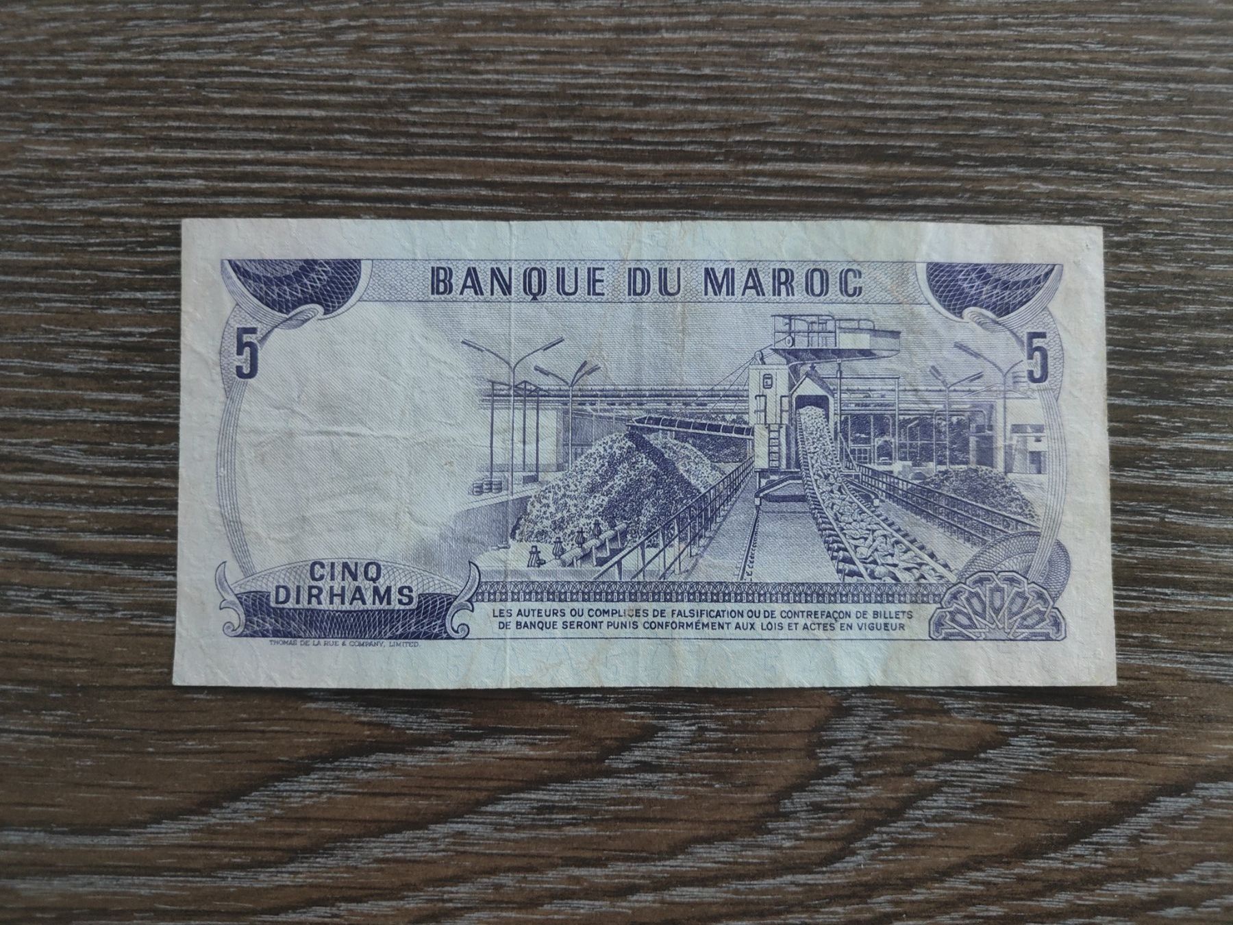 Banconote: Marokko 5 Dirhams 1970 !!!!!!! – Usato da Flaach venduto da Lonzo99 1