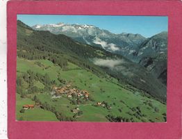 Flugaufnahme Präz am Heinzenberg GR mit Ringelspitz 1984
