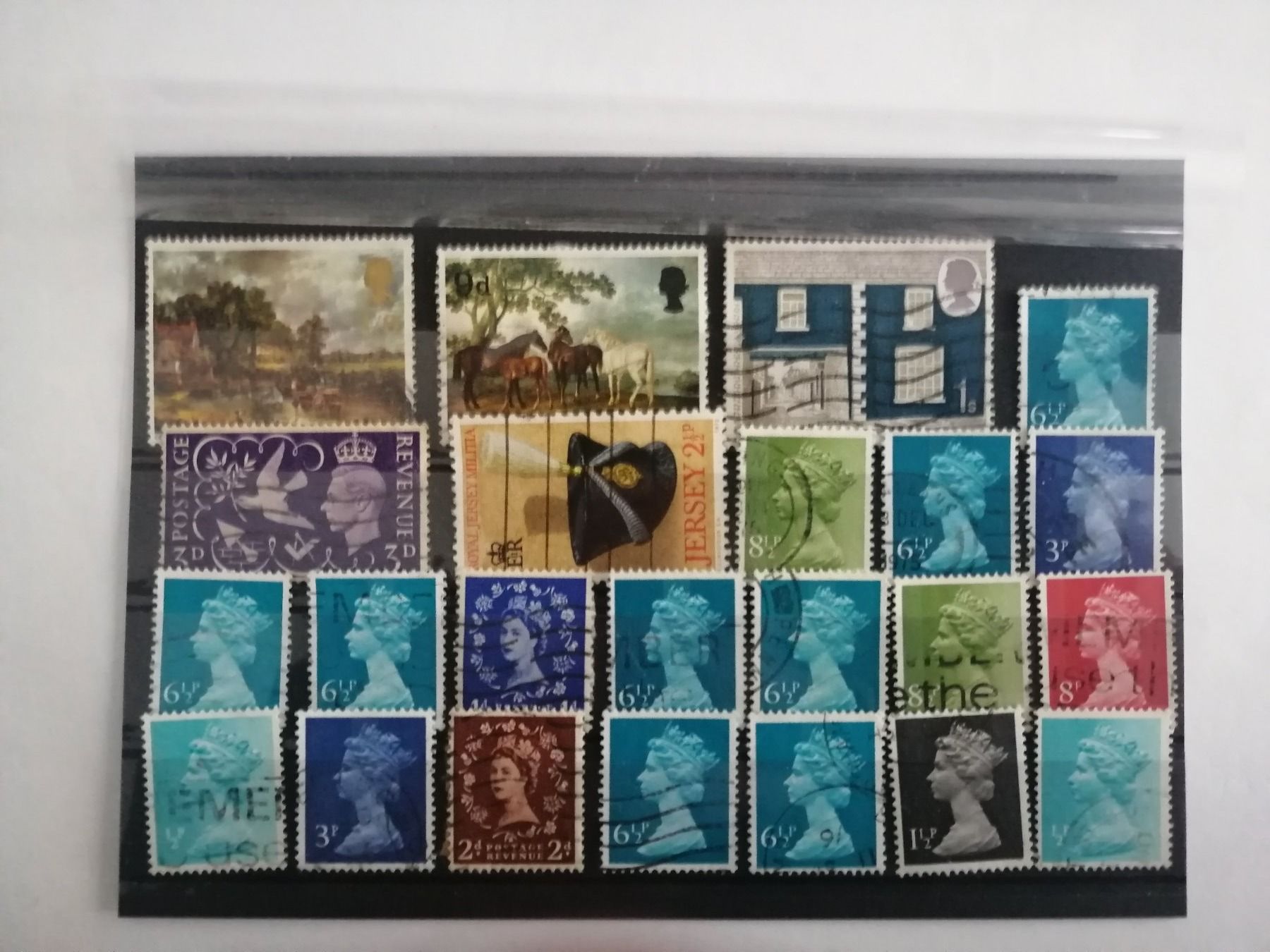Alle Briefmarken: Briefmarken England/Irland – Gebraucht aus Hinterkappelen von 1399 2