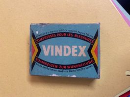 Boîte Vintage "VINDEX" Compresses Pansements (vide)