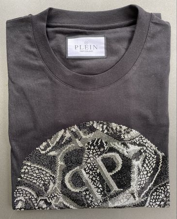 T-Shirt PHILIPP PLEIN, Grösse 4XL, mit Strass-Steinchen, NEU