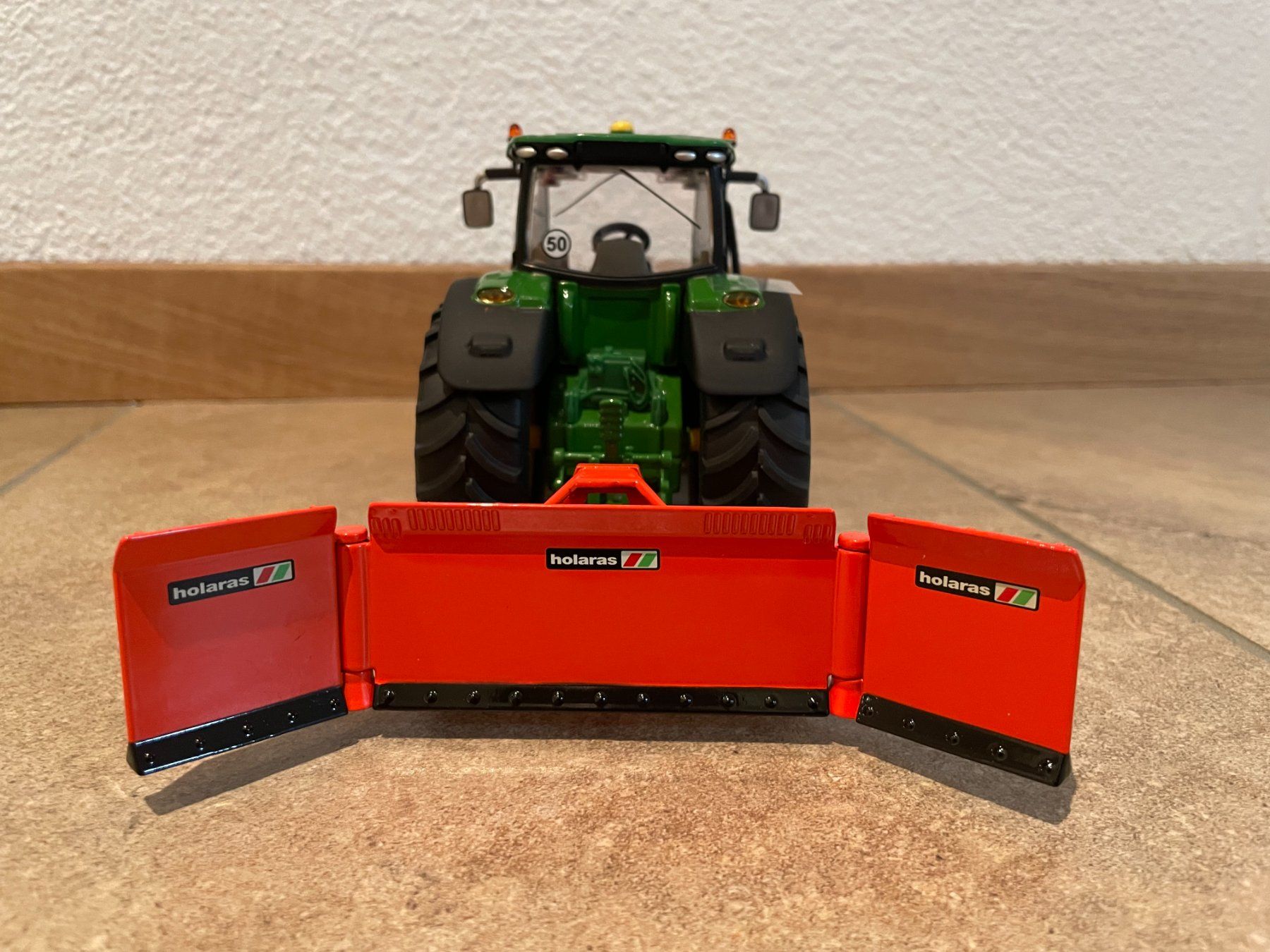 John Deere Trattori: SIKU John Deere 6210R mit Holaras – Nuovo e nell'imballaggio originale da Kreuzlingen venduto da Stefan1150 1