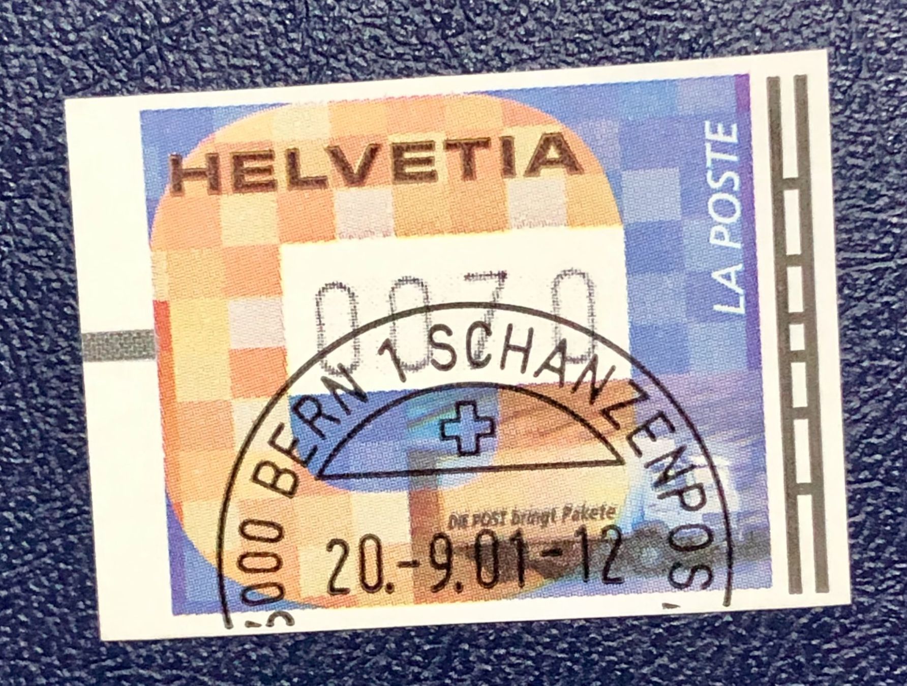Tutti i francobolli:  Automatenmarken GESTEMPELT 2001  – Usato da Aarau venduto da Billa007