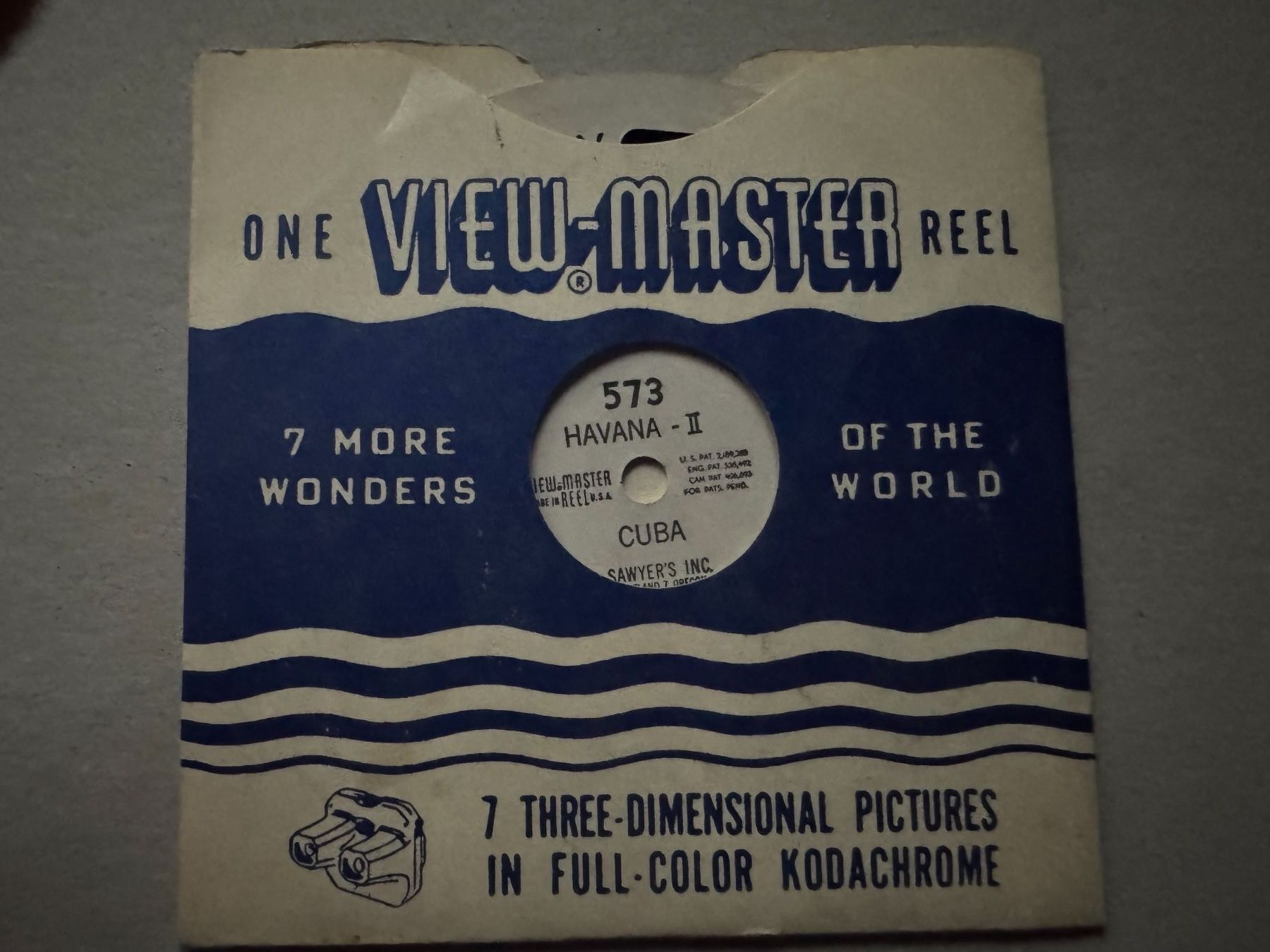 View-master Giocattoli: View-Master 3D: Nr. 573 HAVANNA - II CUBA – Usato da Tegerfelden venduto da siebenmacky
