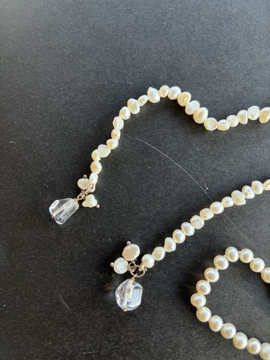 Perle (finte): Perlen - Kette & Ohrstecker – Nuovo e nell'imballaggio originale da Zürich venduto da shopping07 1