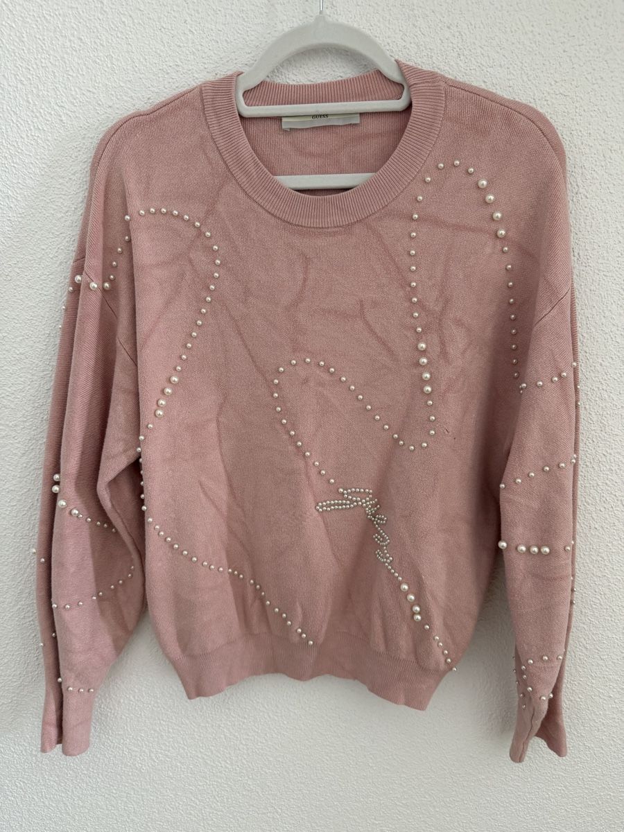 Guess Pullover & Sweatshirts: Guess Pullover mit Perlen, Grösse 40 (S) – Gebraucht aus Eschenbach LU von Tatzi1