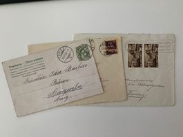 Diverses Bedarfspost etc. 11 Stück 1906 bis 1997 s. Bilder
