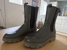Mdus Chelsea boots hautes vertes 40