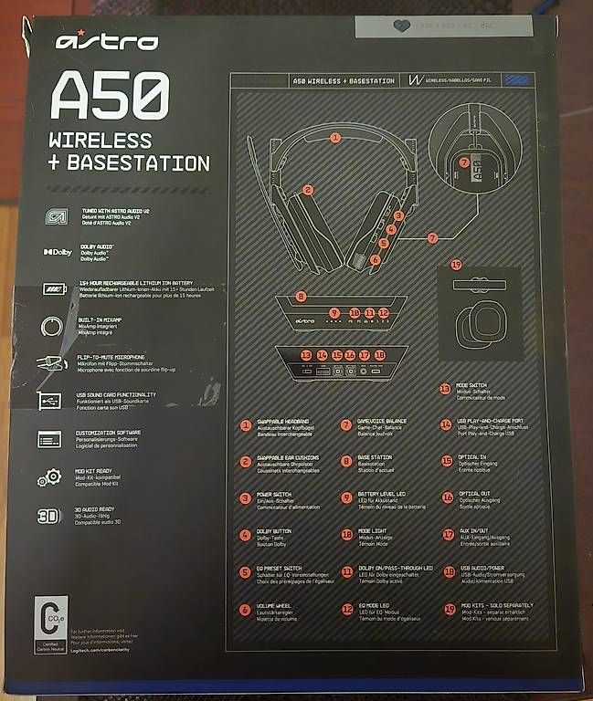 Cuffie: Astro Gaming A50 Headset Neuwertig – Usato da Gutenburg venduto da shinobi0072 1