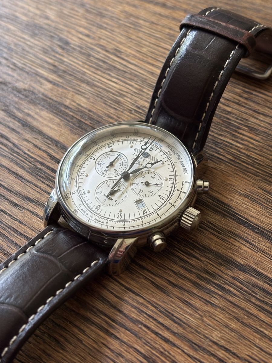 Zeppelin Orologi: Zeppelin Chronograph Uhr 100 Jahre – Usato da Basel venduto da ewa_wh8j