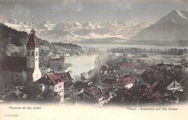 2x Thun und die Alpen