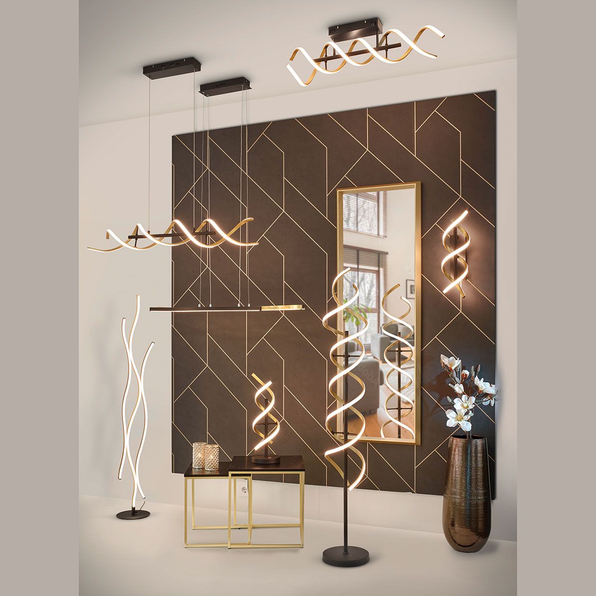 Lampadari & plafoniere: LED Pendelleuchte, 107 cm x 15 cm – Nuovo (secondo la descrizione) da Kreuzlingen venduto da Smart-Light 2