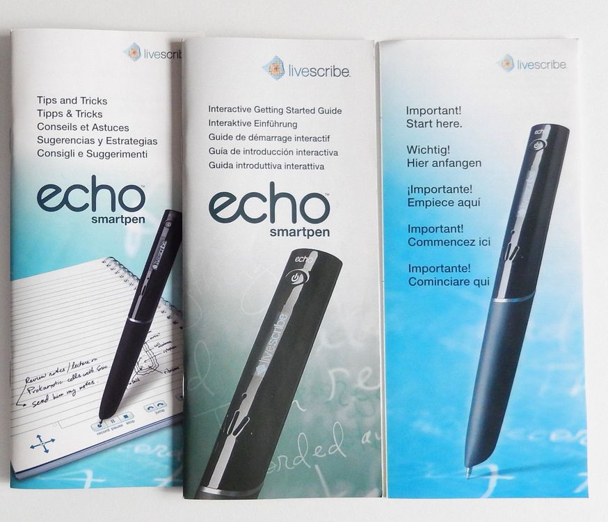 Livescribe Echo Smartpen ab 10 Franken Kaufen auf Ricardo