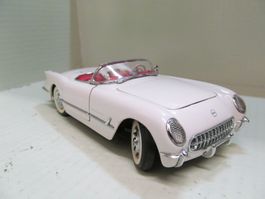CHEVROLET  CORVETTE  C1  WEISS 1953  1:24  FRANKLIN MINT