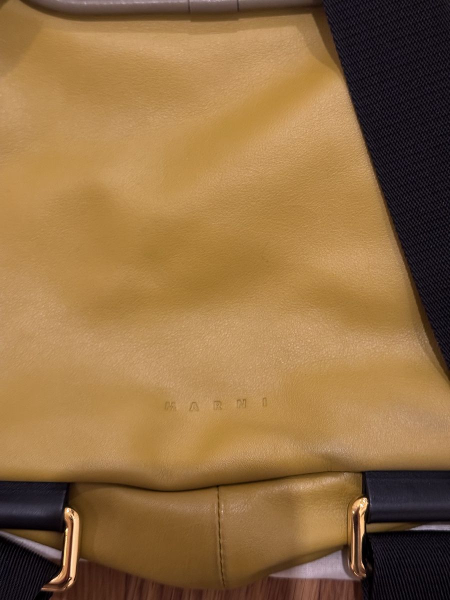 Marni Zaini: Marni Rucksack Leder olive mit Staubbeutel – Nuovo (secondo la descrizione) da Adliswil venduto da gam_hcp8 4