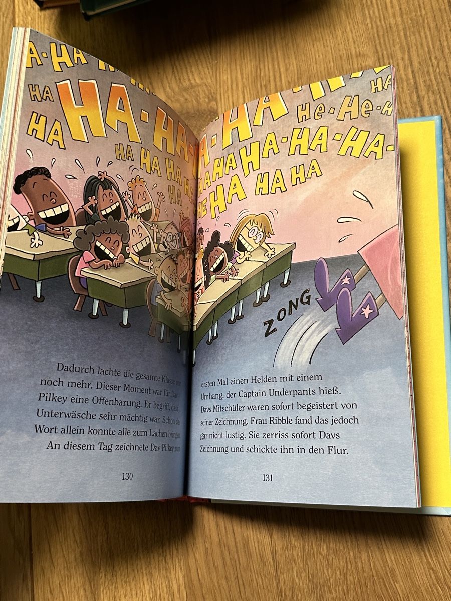 Livres: Captain Underpants Band 1 + 2 – D'occasion à Windlach par Binchen0 3
