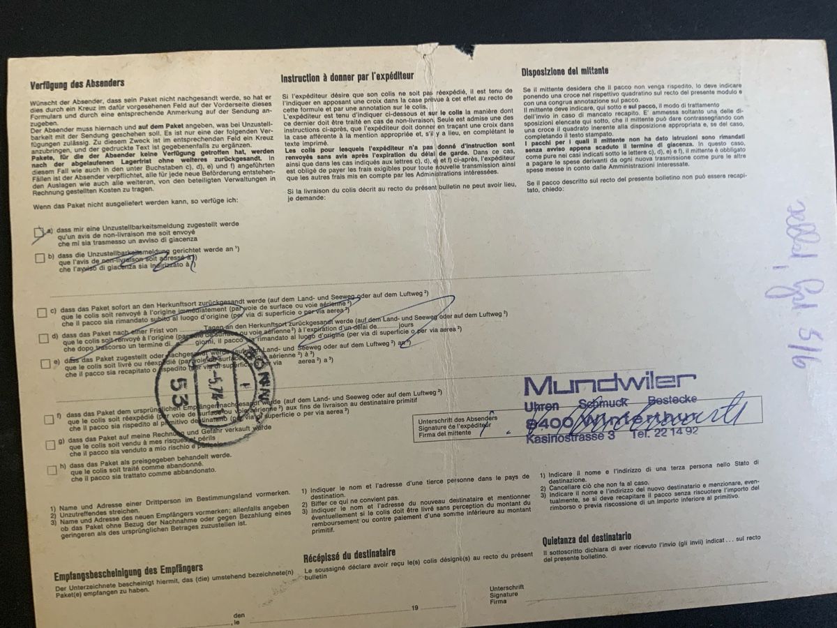 Tutti i francobolli: Winterthur.   Briefmarken – Usato da Binningen venduto da chr_cr5n 1