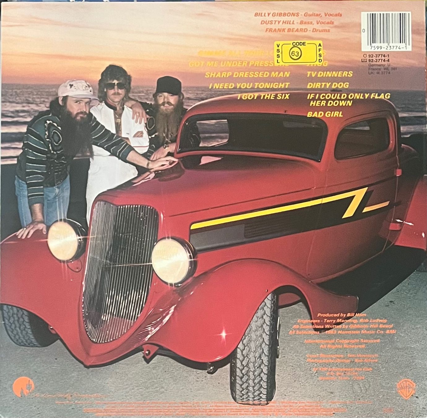 Dischi in vinile: ZZ TOP  -  ELIMINATOR  /  Vinyl - LP – Usato da Horw venduto da Belowzero0 1