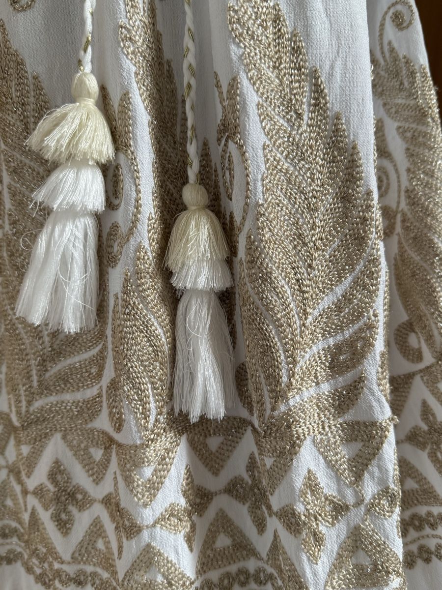 Kleider: Boho Maxikleid aus Viskose / Leinen – Neu (gemäss Beschreibung) aus Sigriswil von ck56 5