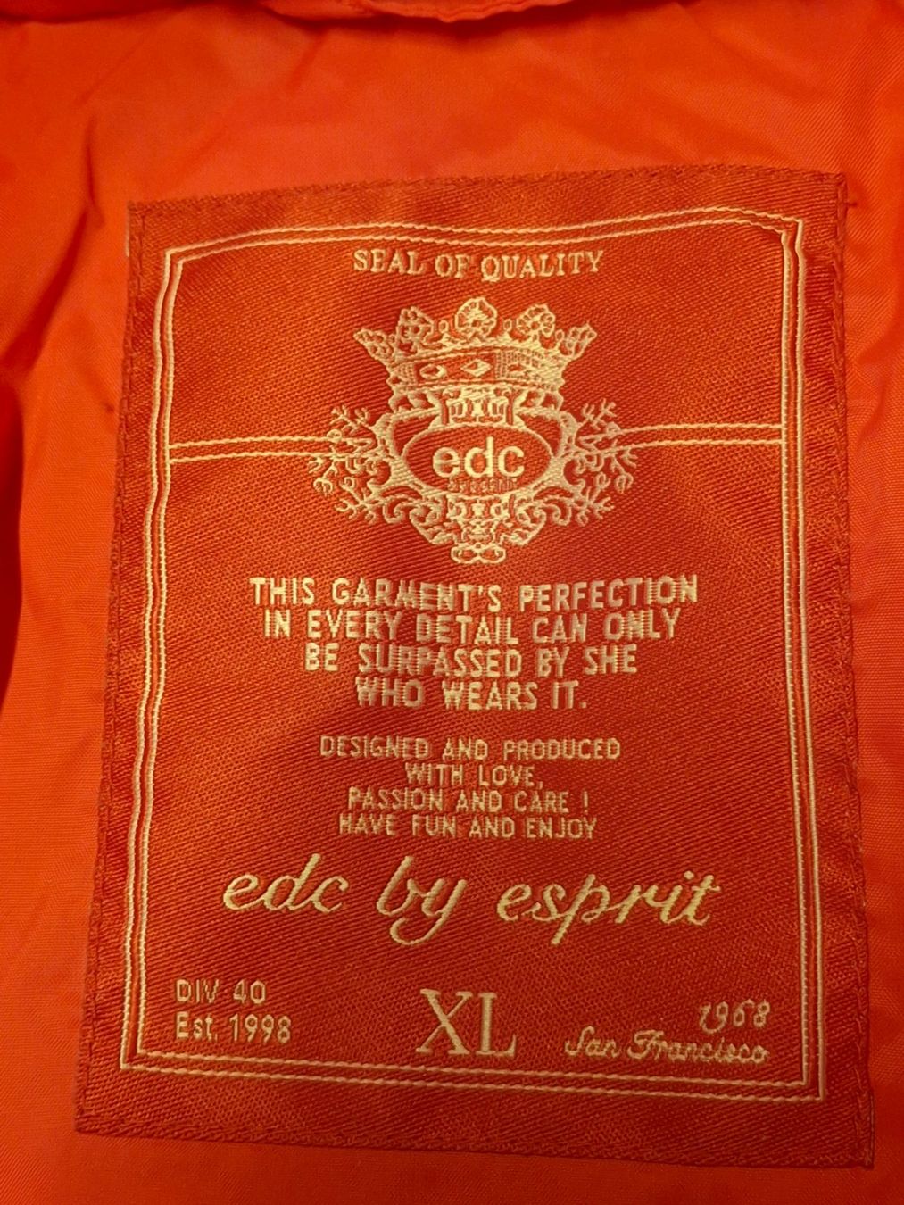 Esprit Giacche: Veste doudoune capuchon taille XL marque EDC by Esprit – Usato da Villiers venduto da san_jn5w 3