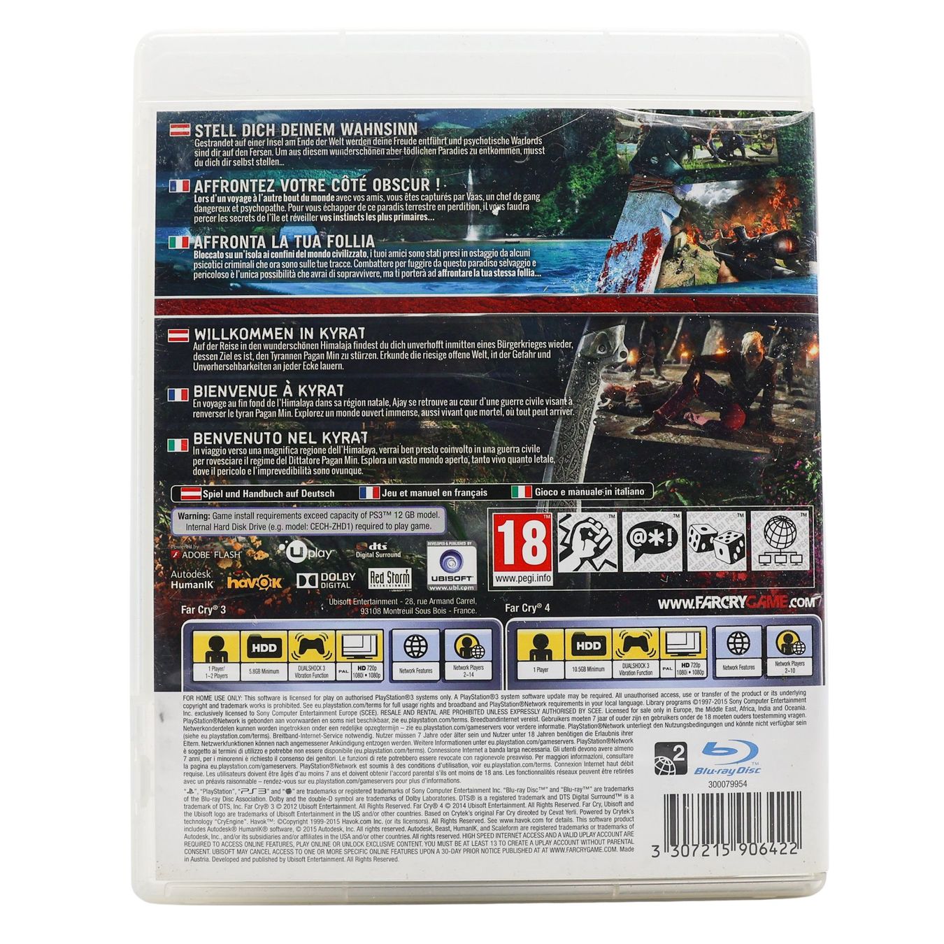 Giochi: Far Cry 3 + Far Cry 4 Double Pack - PS3 – Usato da Paudex venduto da dindeboy 1