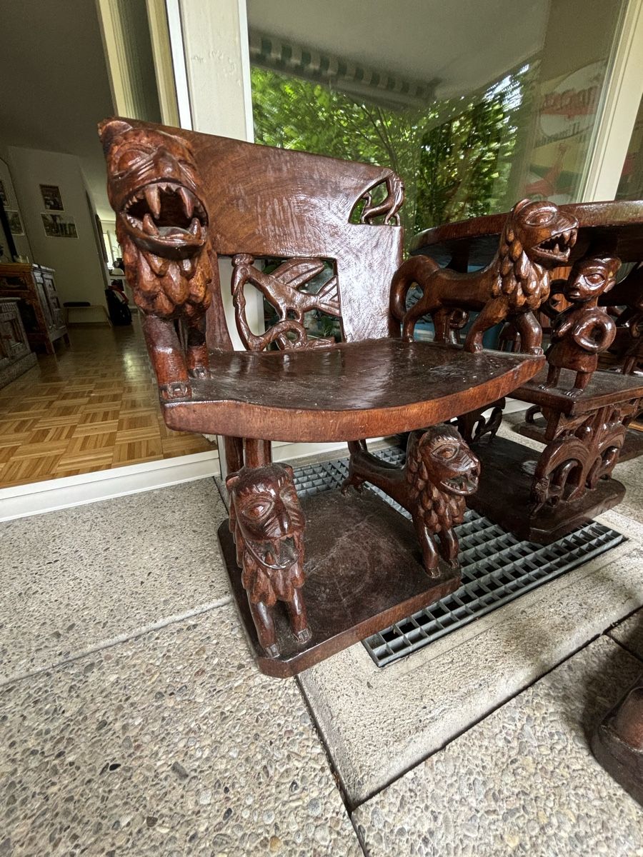 Articoli in legno: Afrikanischer Salon – Usato da Wettingen venduto da suk_p9mv 3