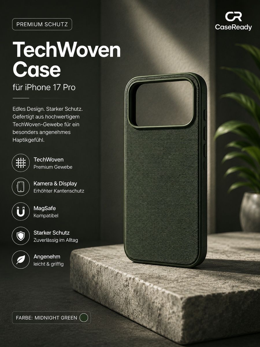 Coques & Protection écran: TechWoven Case iPhone 17 Pro – Neuf avec emballage d'origine à Basel par CaseReady