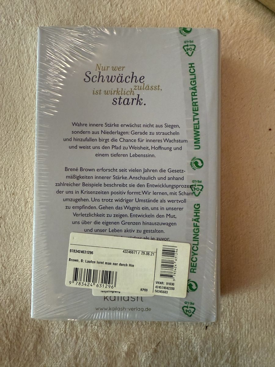 Libri: Laufen lernt man durch Hinfallen – Nuovo e nell'imballaggio originale da Wald ZH venduto da 2kndPlant 1
