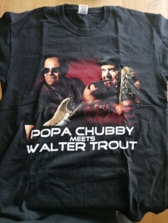 Popa Chubby & Walter Trout T-Shirt -Giants of Bluesrock 2011