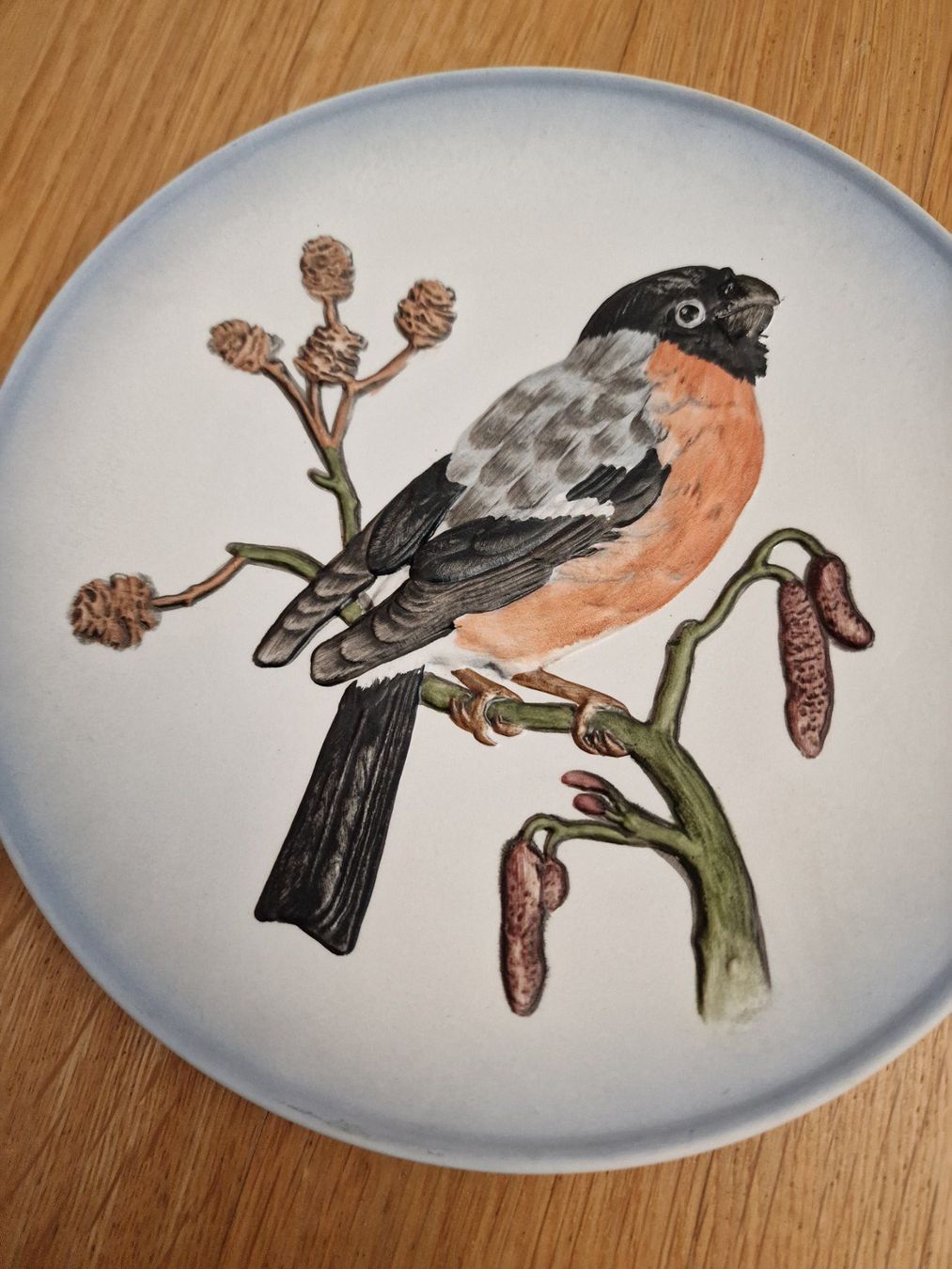 Piatti: Wunderschöner Vogel Teller, Deko Teller, Wandteller Gimpel – Usato da Zürich venduto da Allerlei_Shop 5
