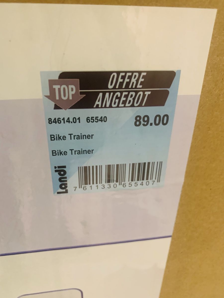 Hometrainer: BIKE TRAINER GANZ NEUE – Nuovo e nell'imballaggio originale da Ibach venduto da mec_b2m9 2