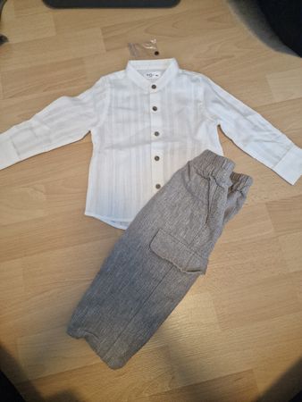 Festliches Set für Jungen: Hemd und Hose, Grösse 12M