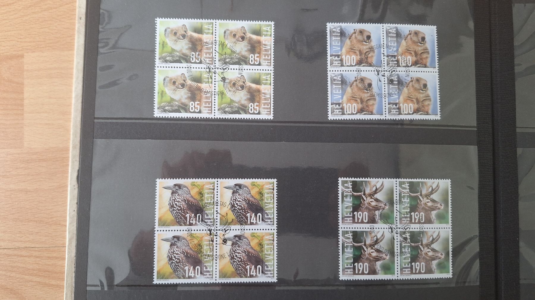 Alle Briefmarken: 2014,4erBlockSerie mit ET-Stempel – Neu (gemäss Beschreibung) aus Pratteln von walti-6060