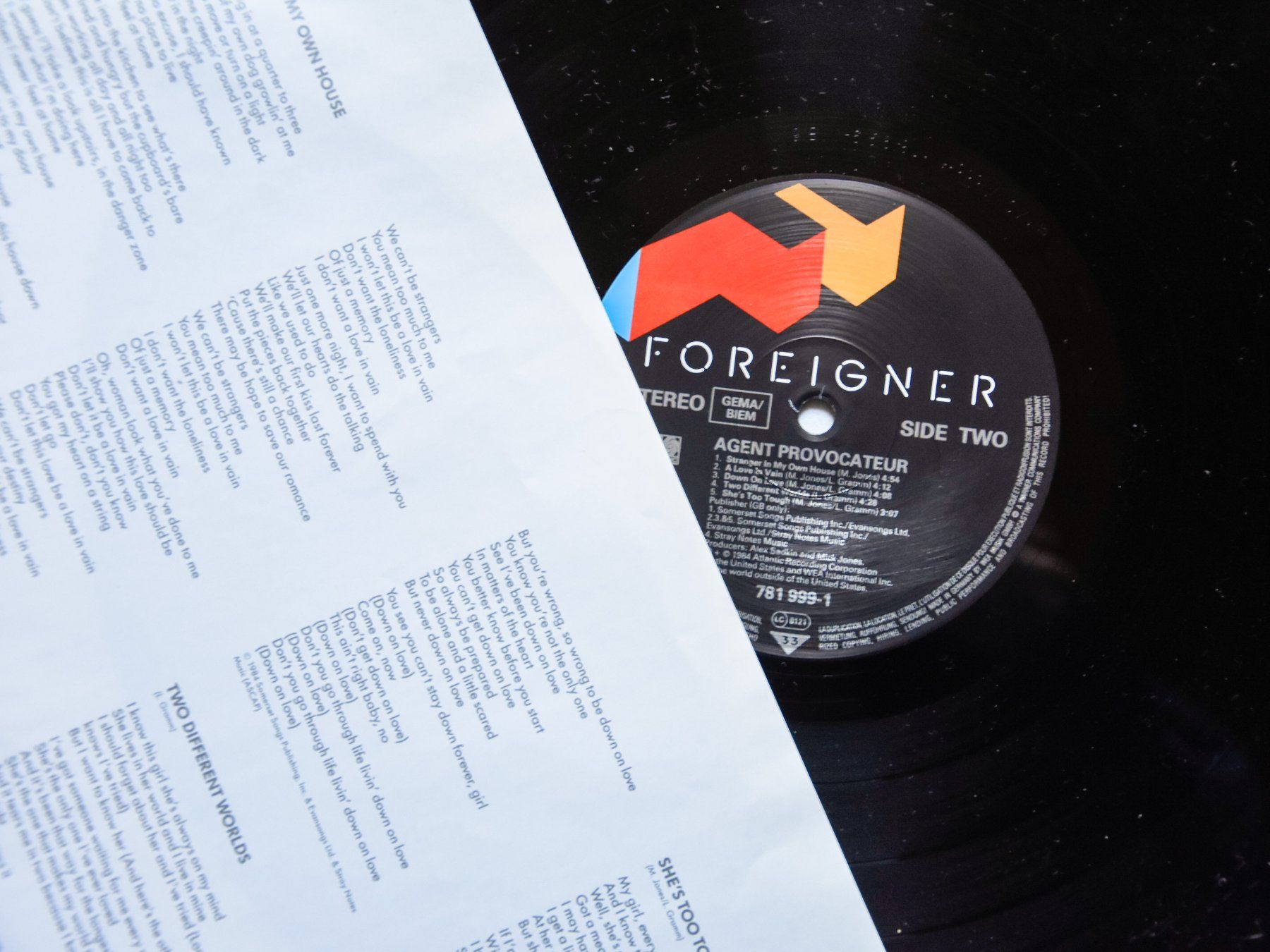 Dischi in vinile: Foreigner - Agent Provacateur – Usato da Belmont-sur-Yverdon venduto da ag97 3