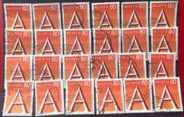Nr.887 mit Stempel