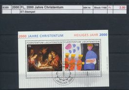 2000 FL, "2000 Jahre Christentum" - Block, ET - Stempel