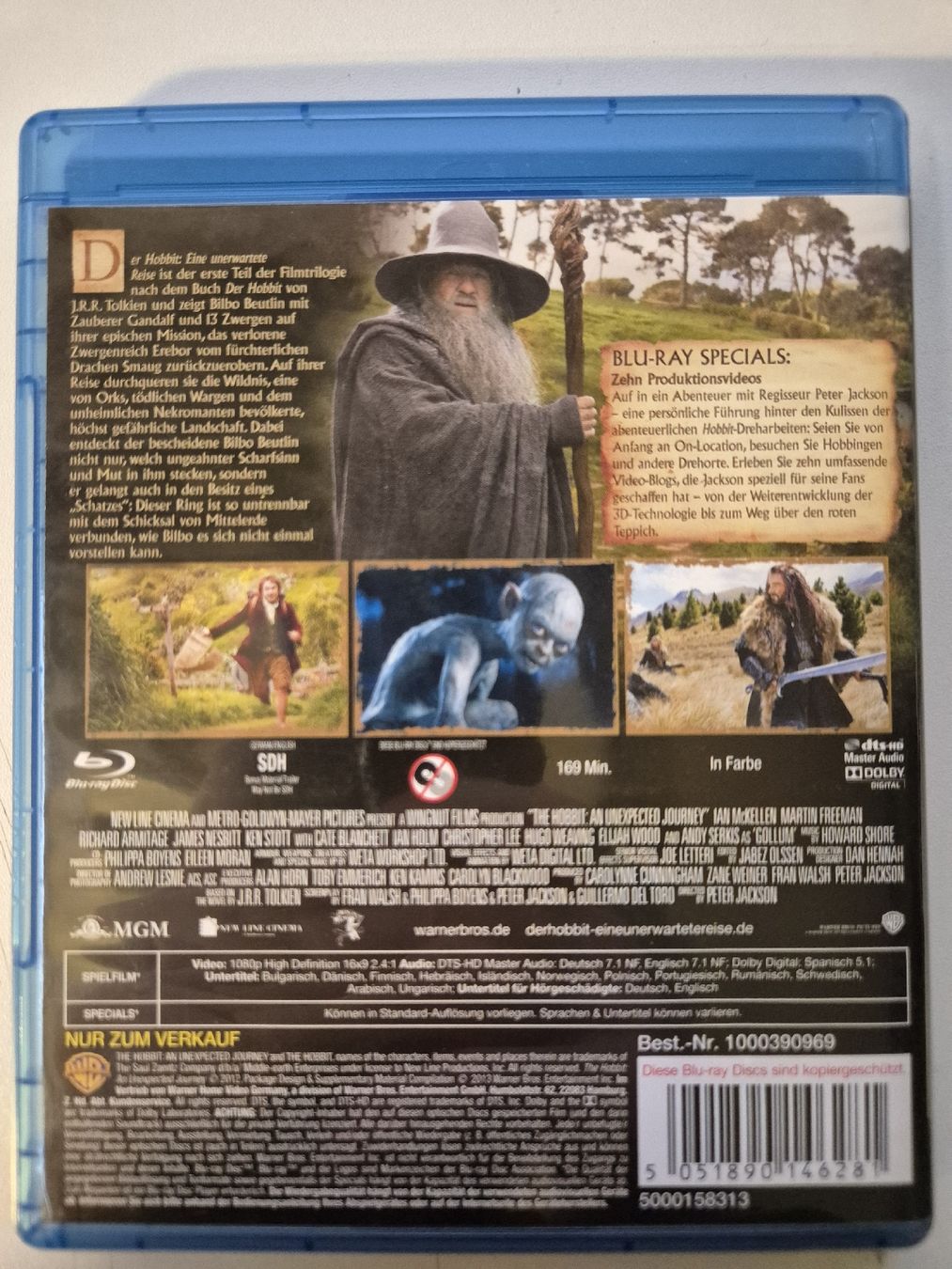 Tutti i DVDs: Der Hobbit - Eine unerwartete Reise Blu-Ray – Usato da Lindau venduto da Hammy0740 1