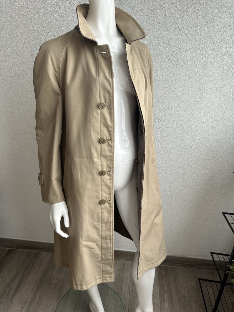 Cappotti: Reversible wool trench beige braun – Usato da Vevey venduto da ledidream