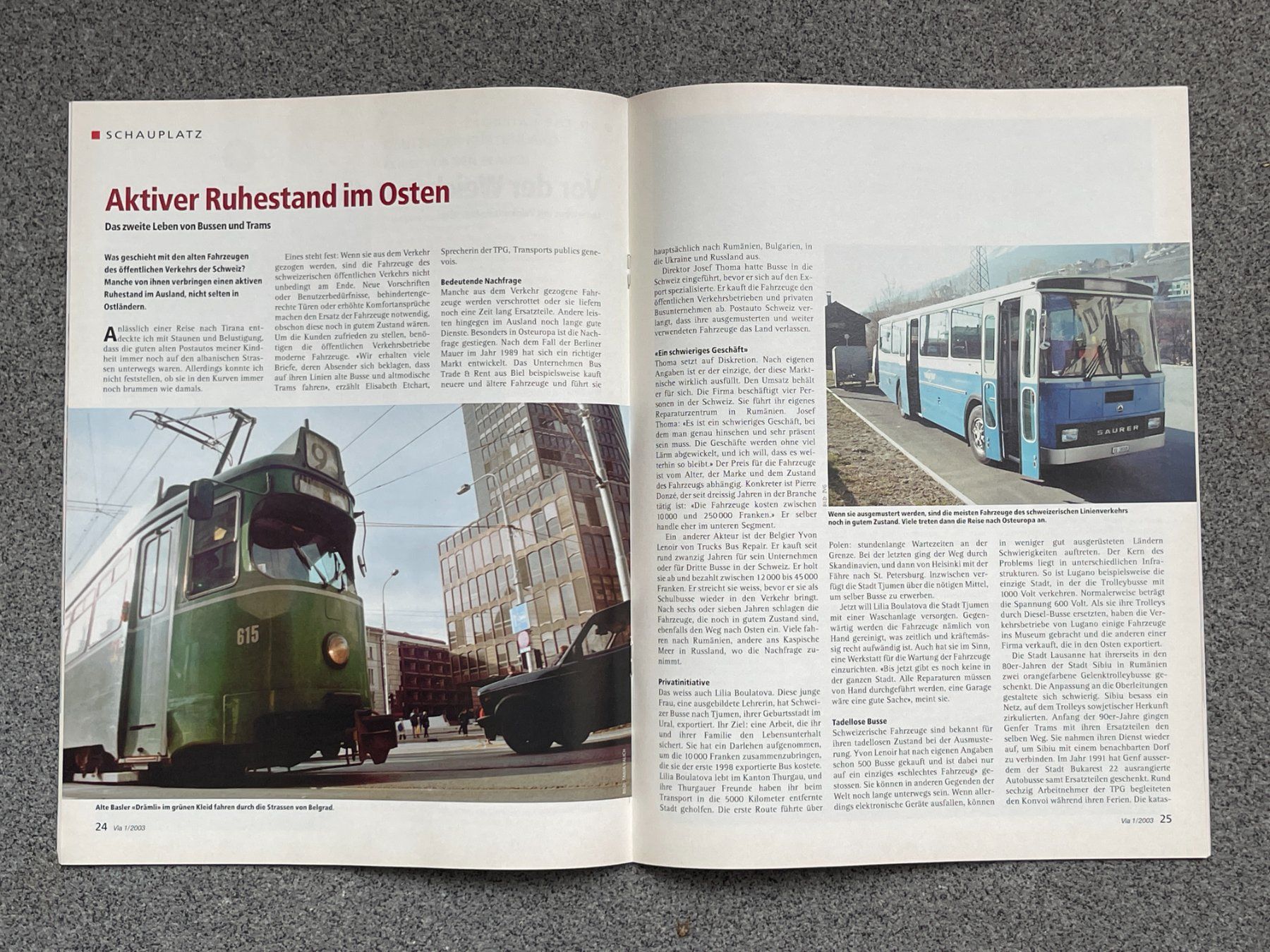 Riviste & Magazine: Via Zeitschrift VÖV SBB PostAuto BVB TPG LLB SBB Cargo – Nuovo (secondo la descrizione) da Bern venduto da AWiBe 1