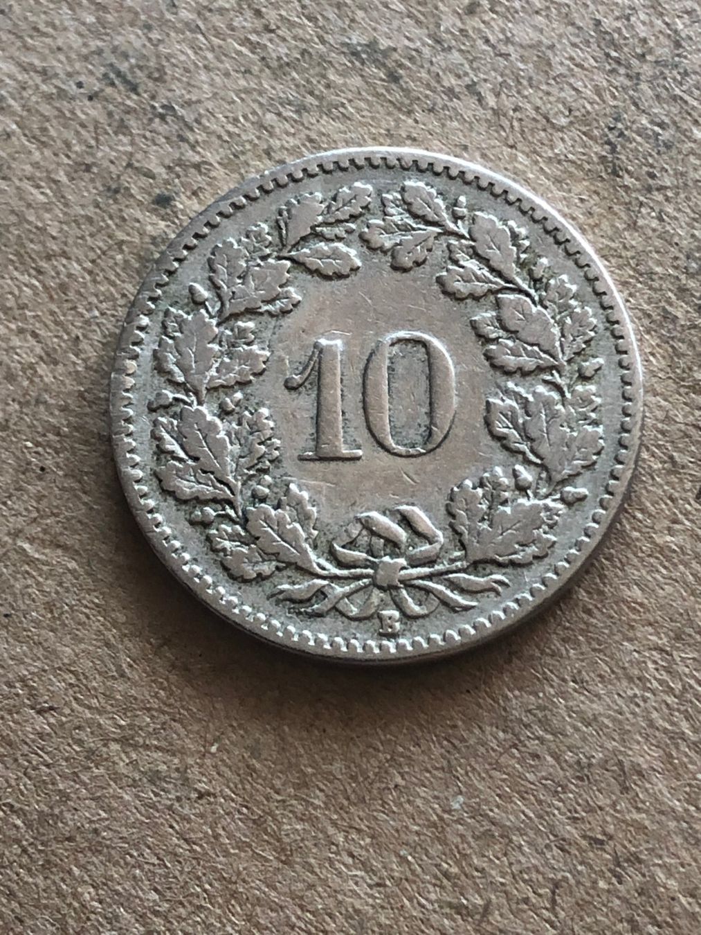 Alle Münzen: 10 Rp. 1907 – Gebraucht aus Schötz von Odpa 1