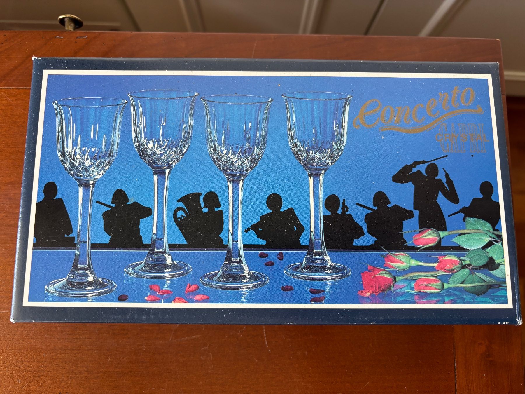 Concerto Capri Crystal Kristallgläser Likör Schnaps *NEU OVP (Neu und ...