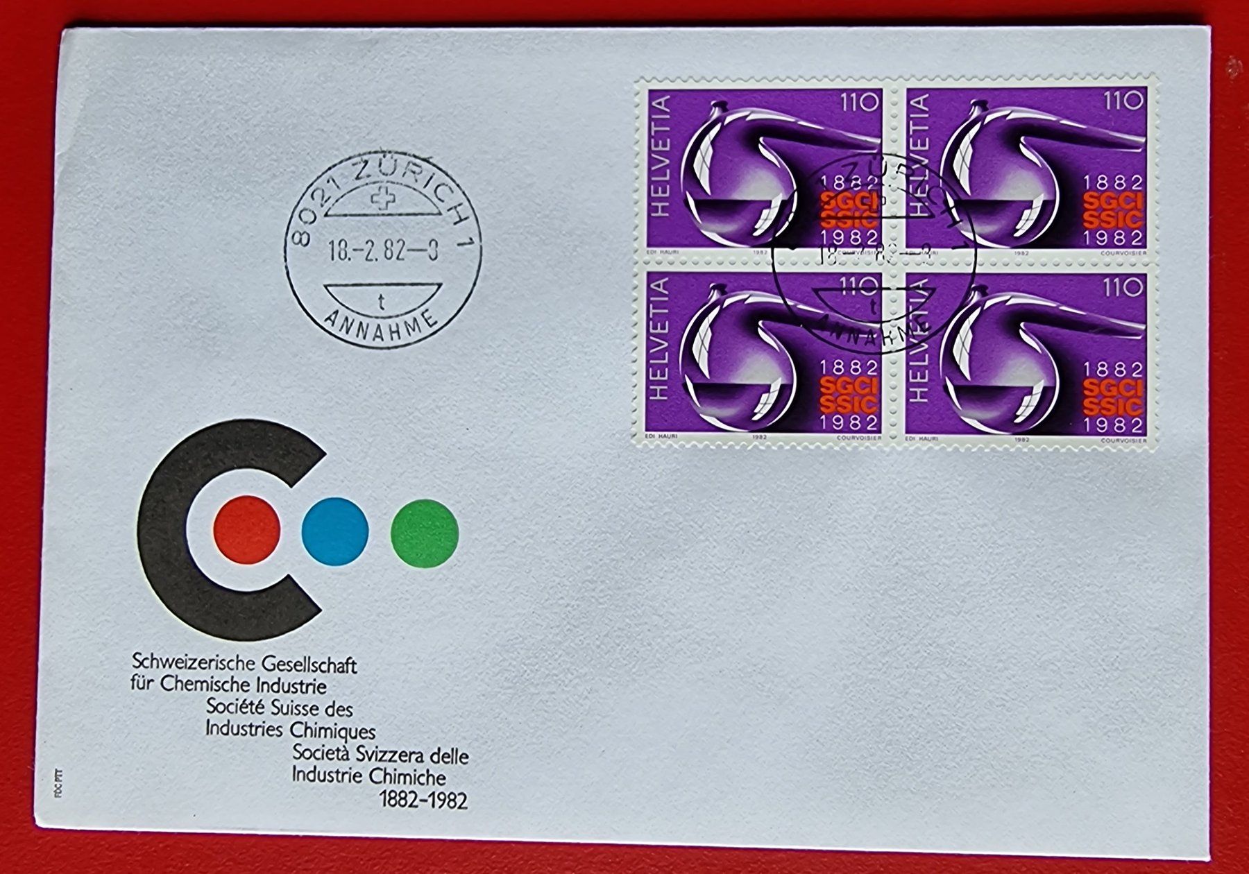 Tutti i francobolli: WERBEMARKEN 663 - 667 SATZ VIERERBLOCK FDC 1982 – Nuovo (secondo la descrizione) da Düdingen venduto da Quartierstrasse 2