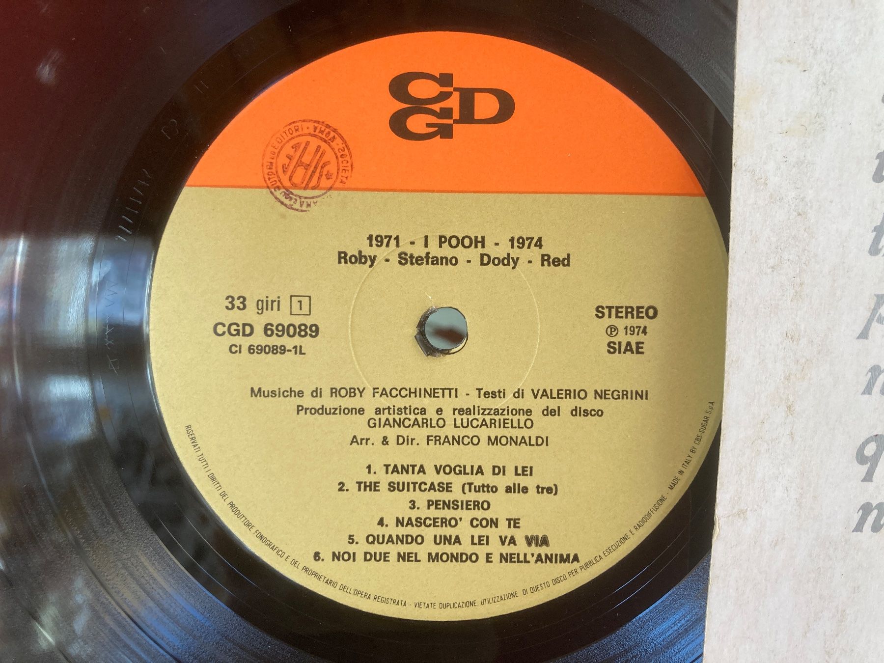 Vinyles: I Pooh 1971 - 1974 - Lp – D'occasion à zürich par papalapa 3