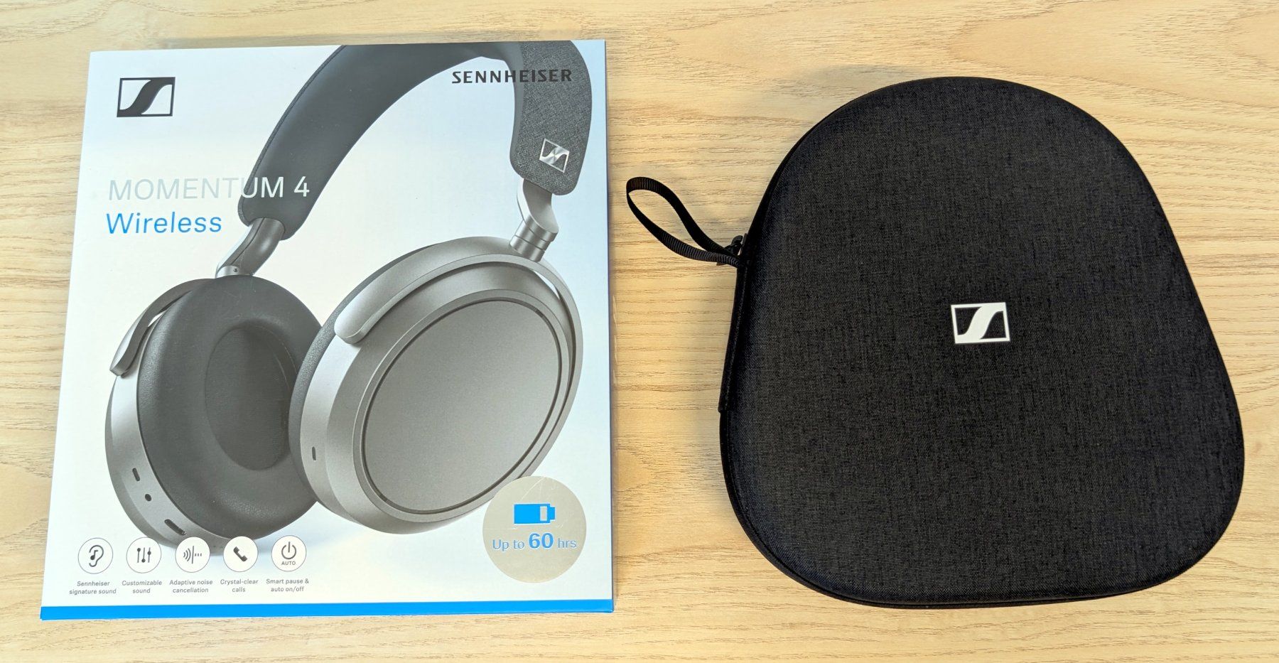 Sennheiser Cuffie: Sennheiser Momentum 4 ANC-Kopfhörer (Graphit-Edition) – Usato da Richterswil venduto da plisandro