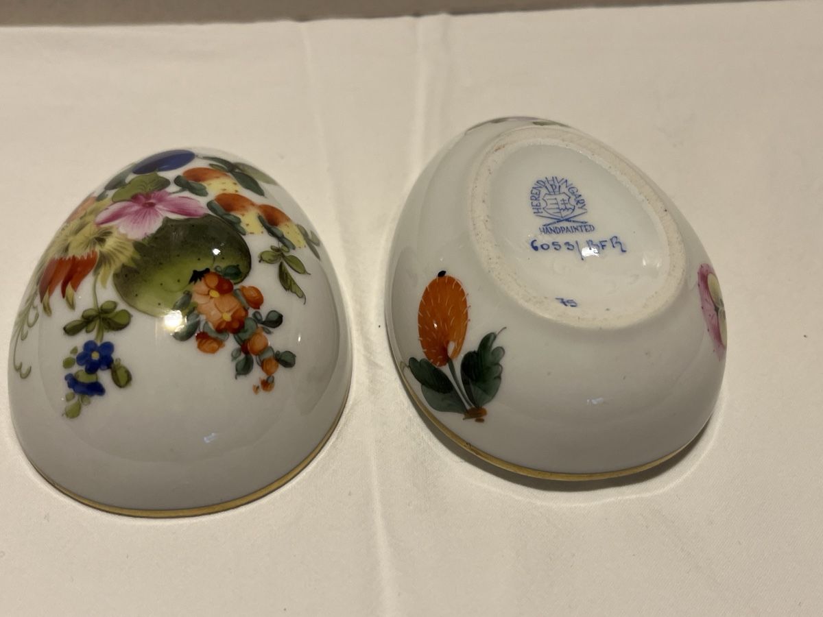 Herend Tutte le decorazioni: Herend Porzellan Ei Dose – Usato da Münchenstein venduto da Sozial_Labor_Brocki 5