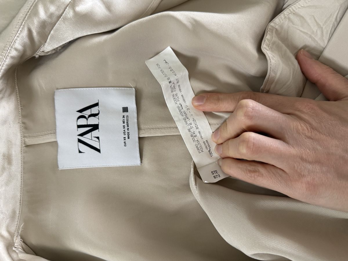 Zara Mäntel: SATIN TRENCH COAT XS – Gebraucht aus Baden von agora_newgeneration 6