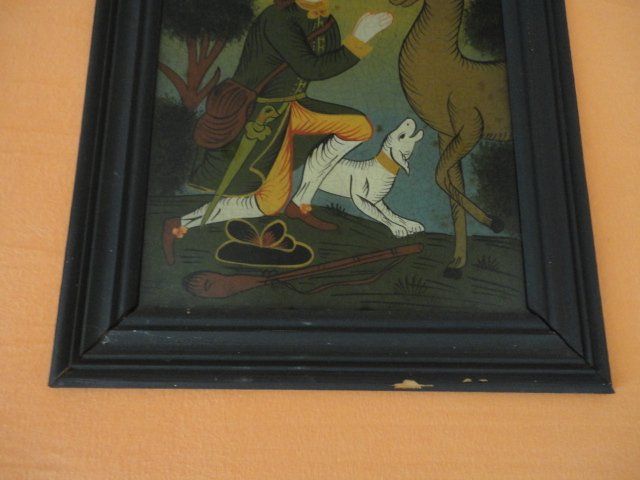 Gemälde: Bild Antik Hubertus von Lüttich – Gebraucht aus Wittenwil von trixmartin 4