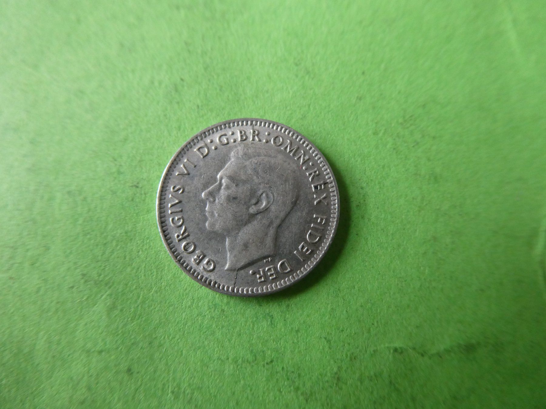 Alle Münzen: Australien 1950, 3 Pence     Silber – Gebraucht aus Hinterforst von Rohusri