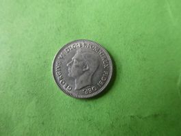 Australien 1950, 3 Pence     Silber